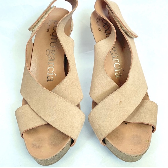 Pedro Garcia Camel Suede Slingback Pumps - Picture 5 of 8